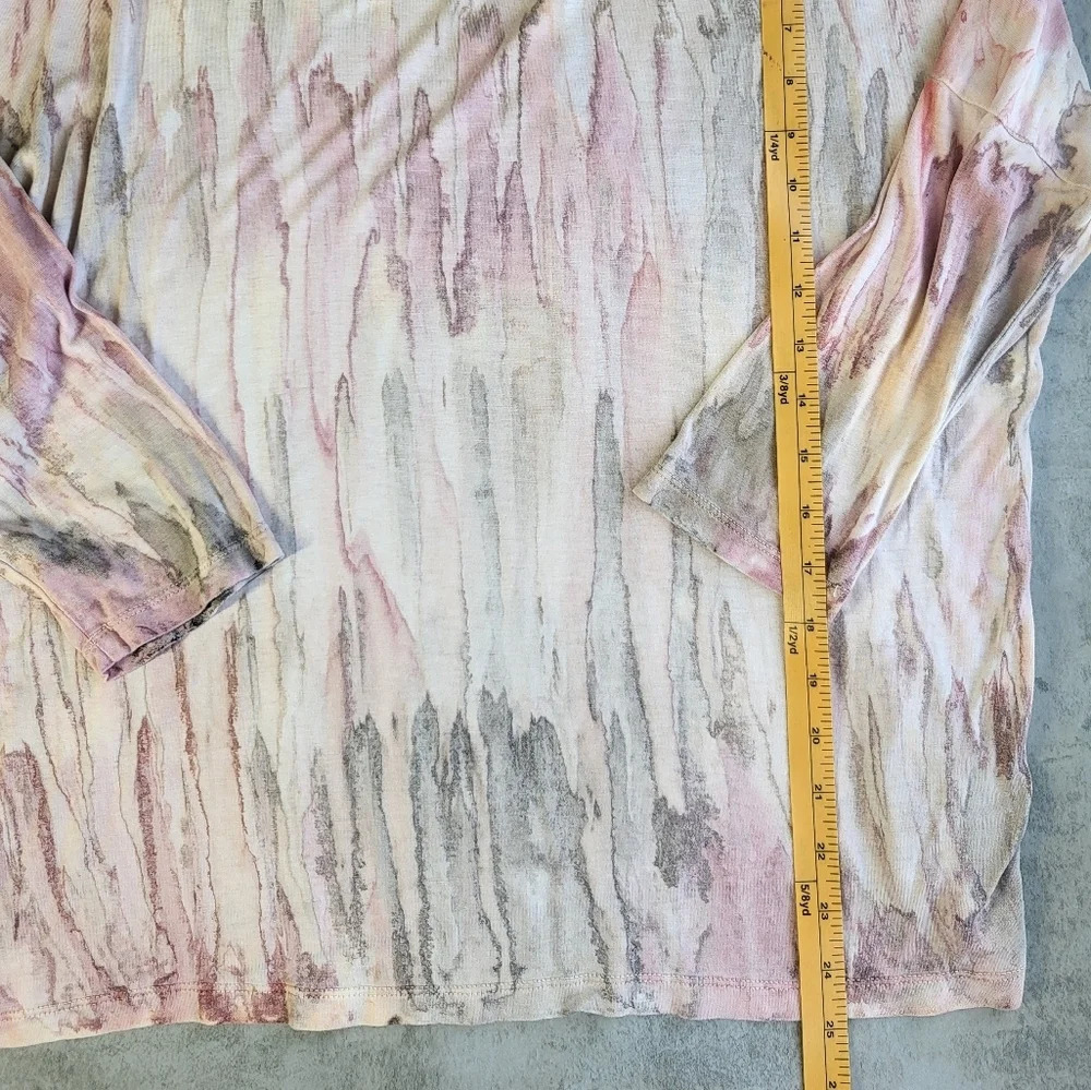 SOLD XCVI Tie Dye Relaxed Fit Short Sleeve Top - Picture 10 of 11